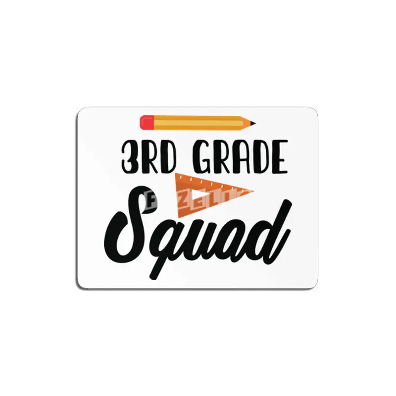 3rd Grade Squad MDF Tablo