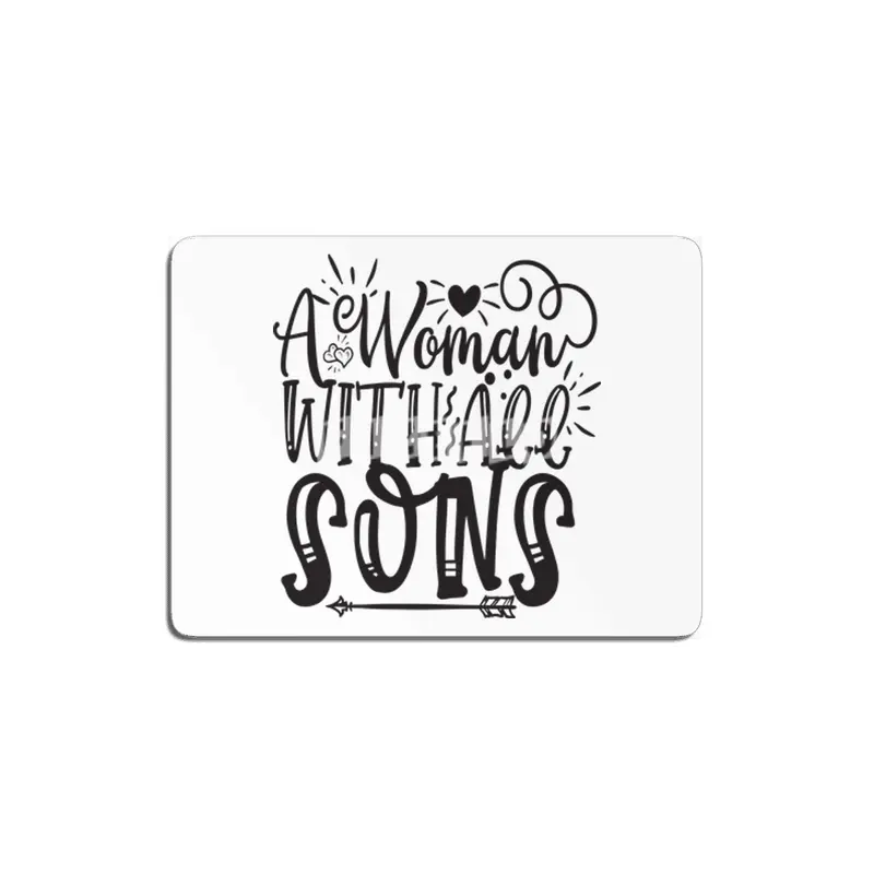 A Woman with All Sons MDF Tablo