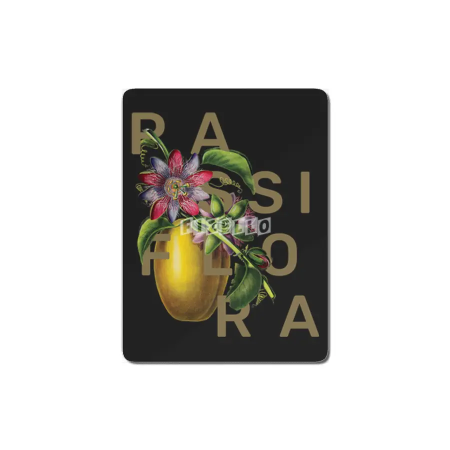 Botanical Flower Passiflora MDF Tablo