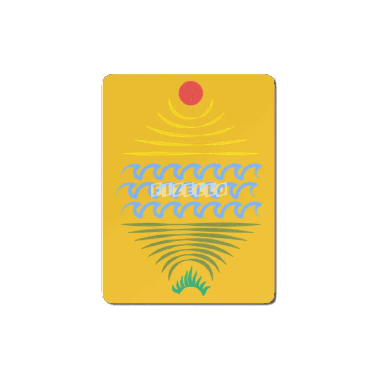 ABSTRACT SUNSET 4 MDF Tablo