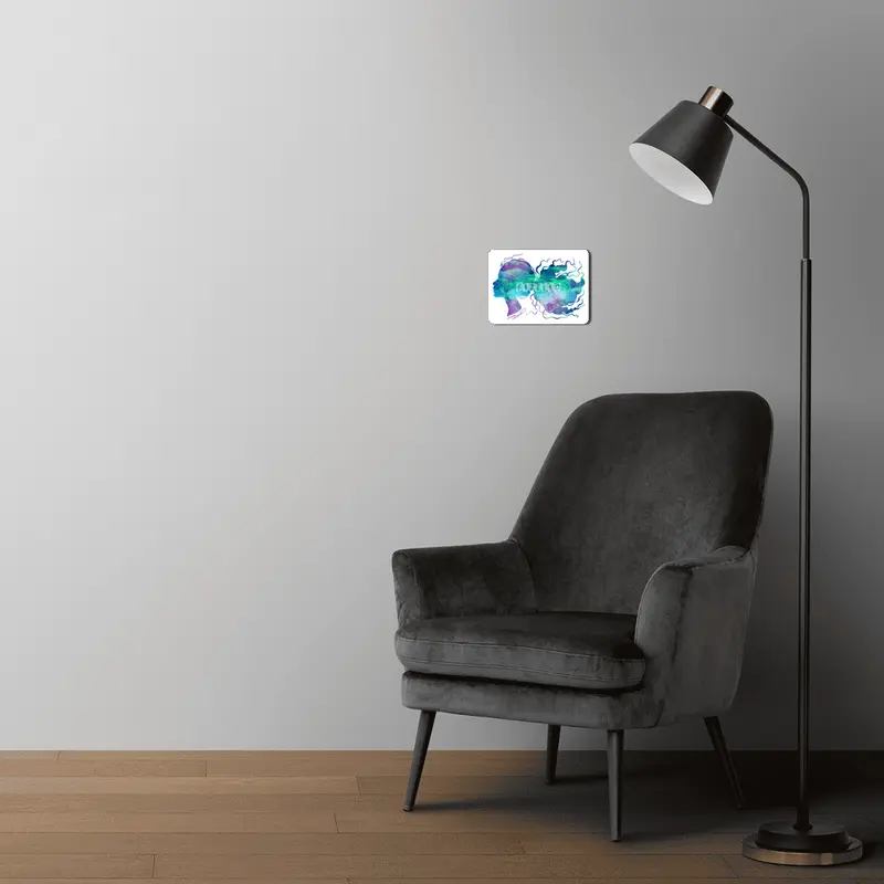 Feel the wind - Abstract Portrait MDF Tablo
