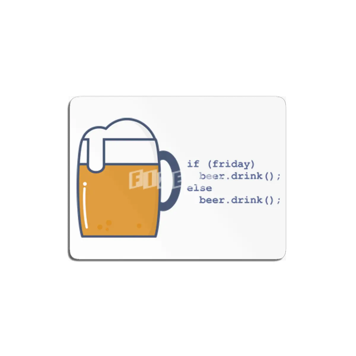 Programmer - Bugs and Code MDF Tablo
