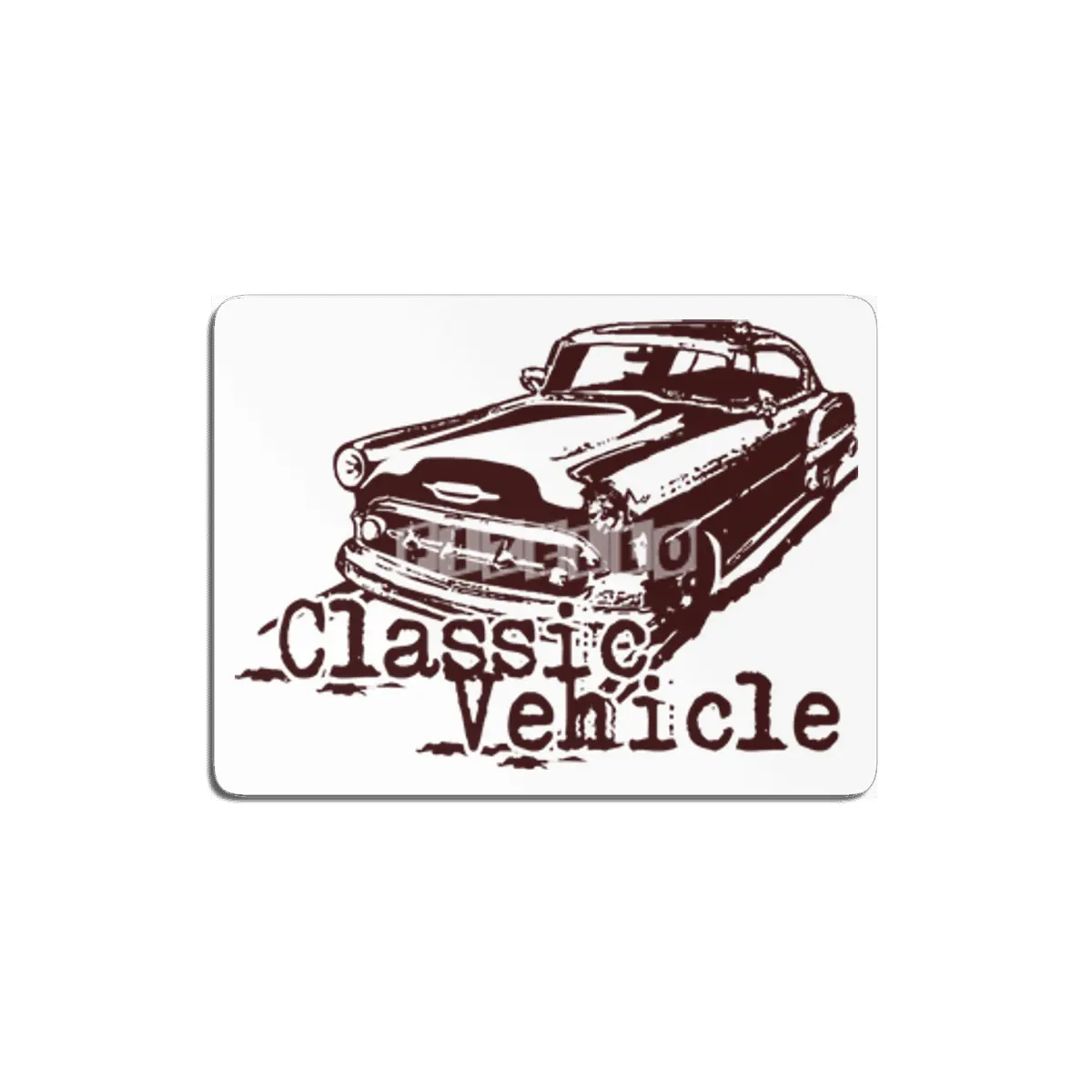 Classic vehicle MDF Tablo