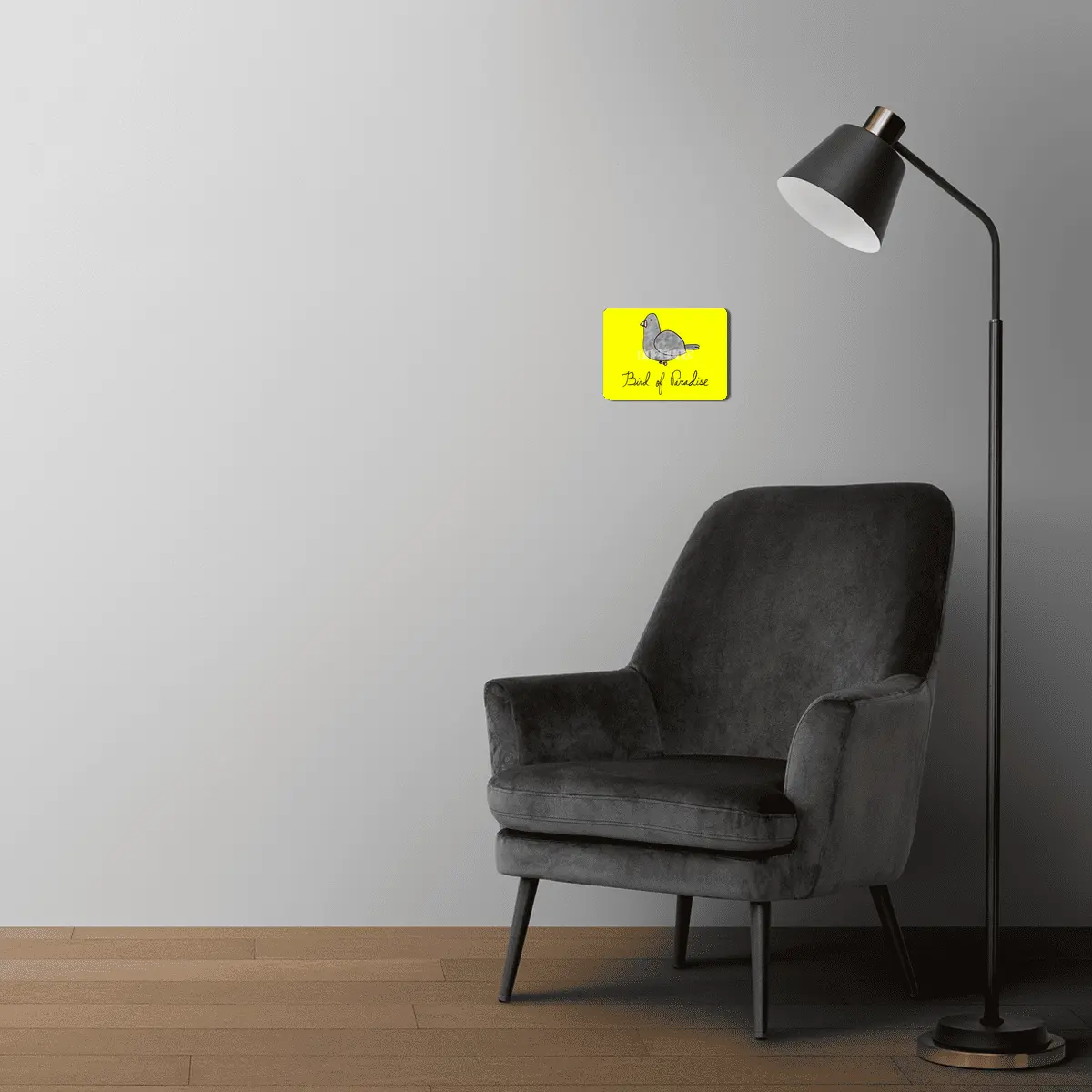 Bird of Paradise MDF Tablo
