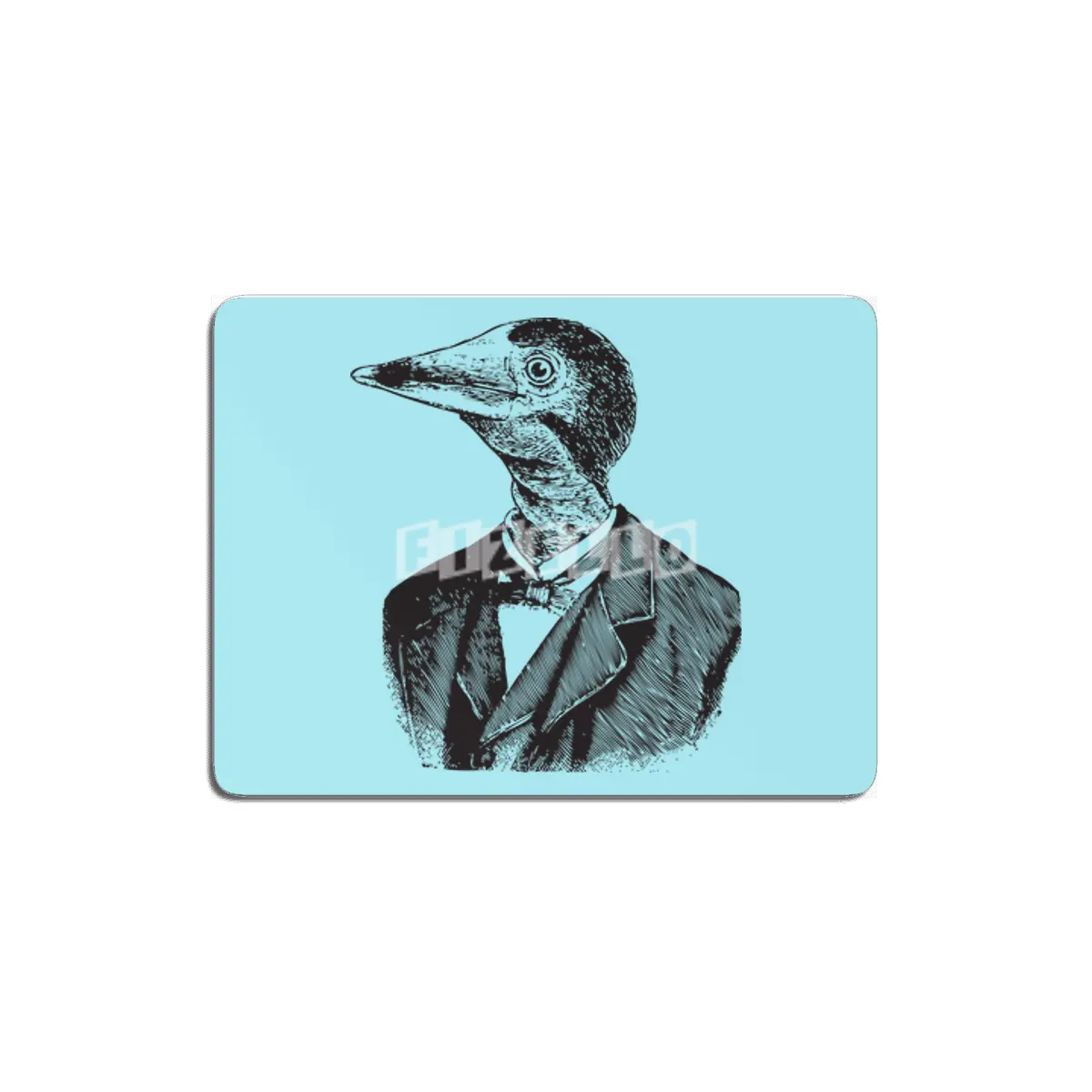 Man Bird Portrait MDF Tablo