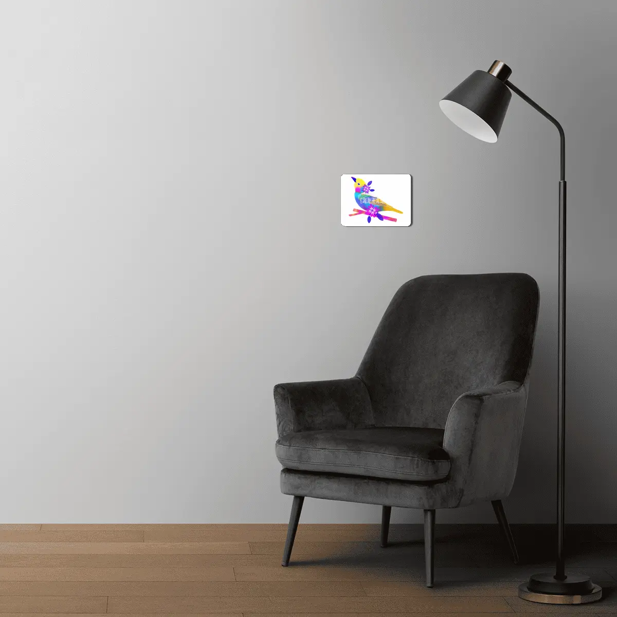 Sunset Birdy MDF Tablo