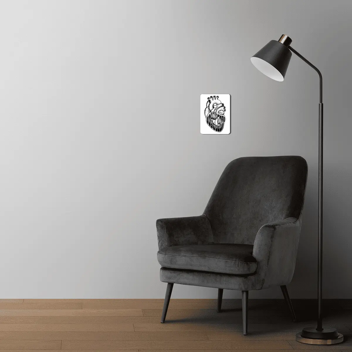 A Caged Bird MDF Tablo