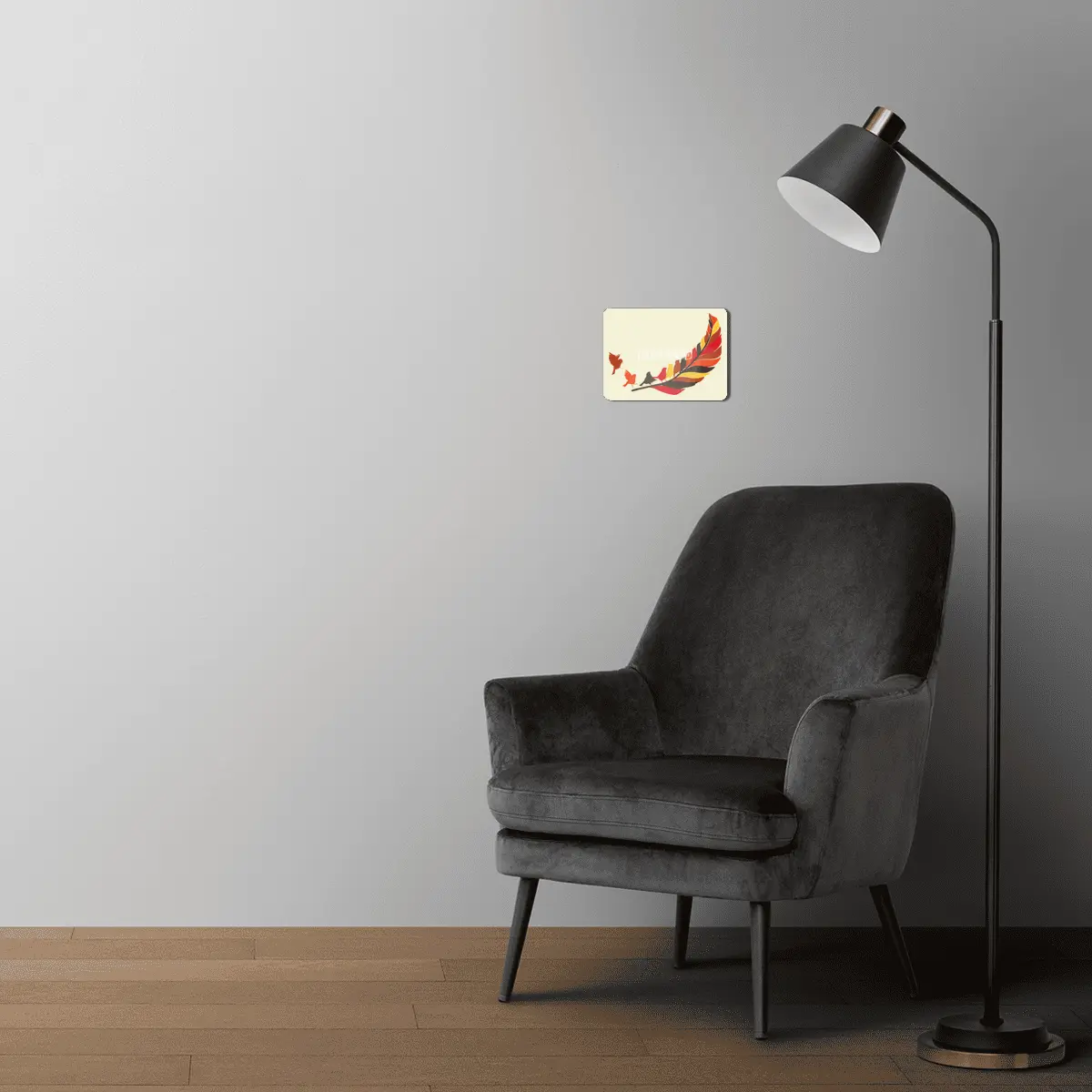 Birds of a feather flock together MDF Tablo