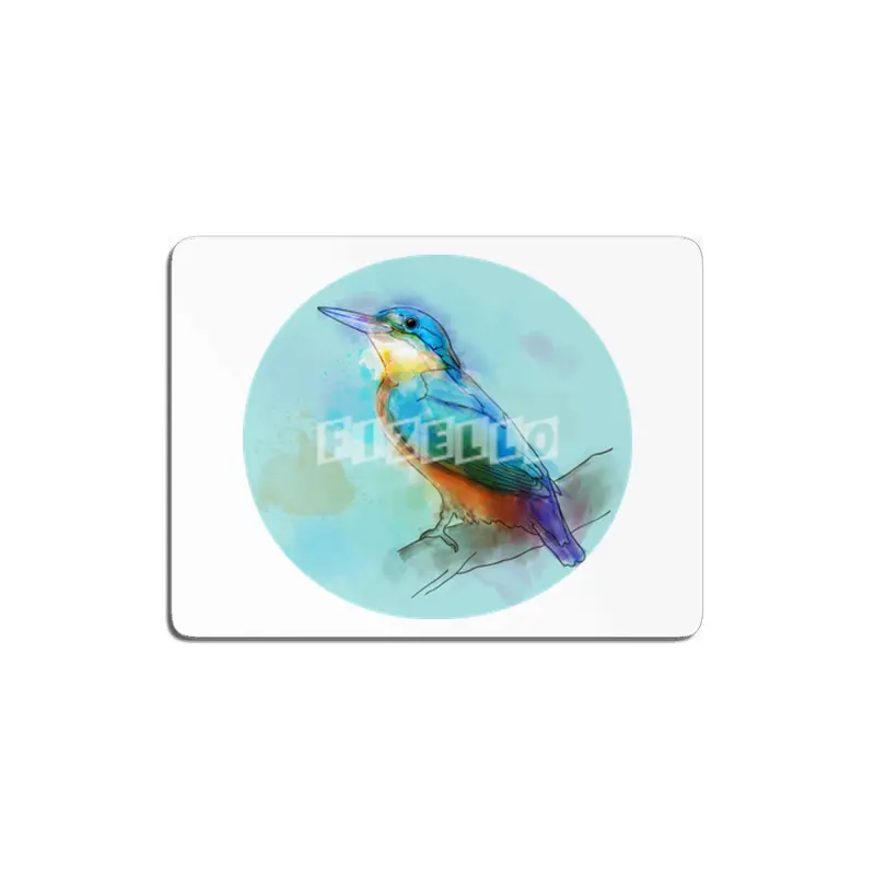 Colorful Kingfish bird MDF Tablo