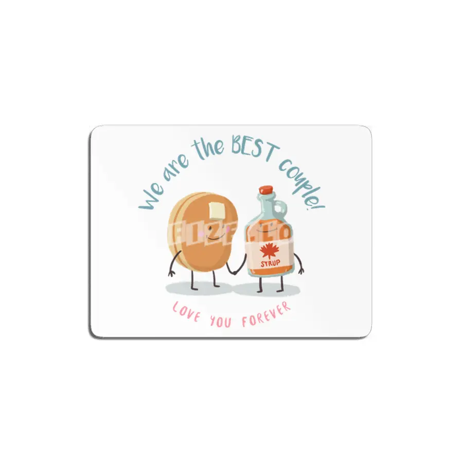 We are the best couple Pancakes & Syrup MDF Tablo