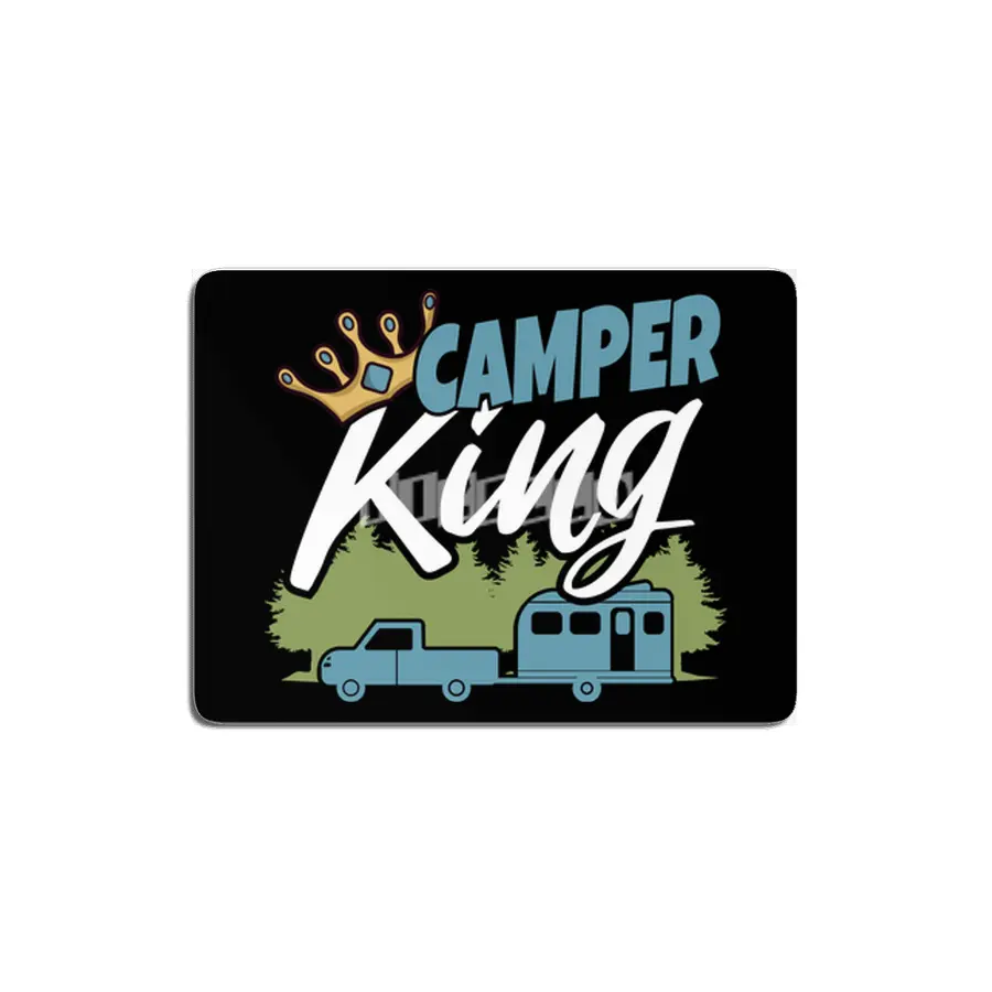 Camper Couple Outfit Outdoor MDF Tablo