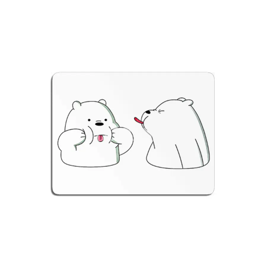 Polar bears,White bears, pair of bears, funny bears,bears, couple bears MDF Tablo