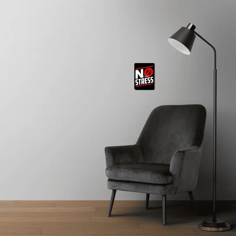 no stress on black MDF Tablo