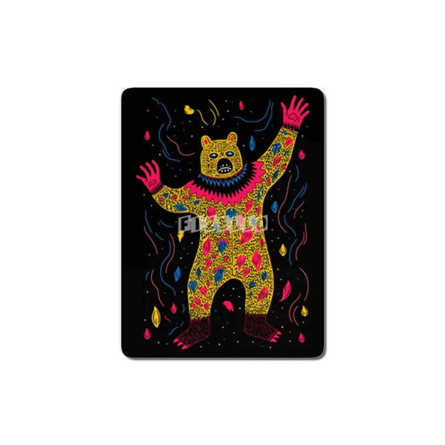 Big Bear Hands in the Air MDF Tablo