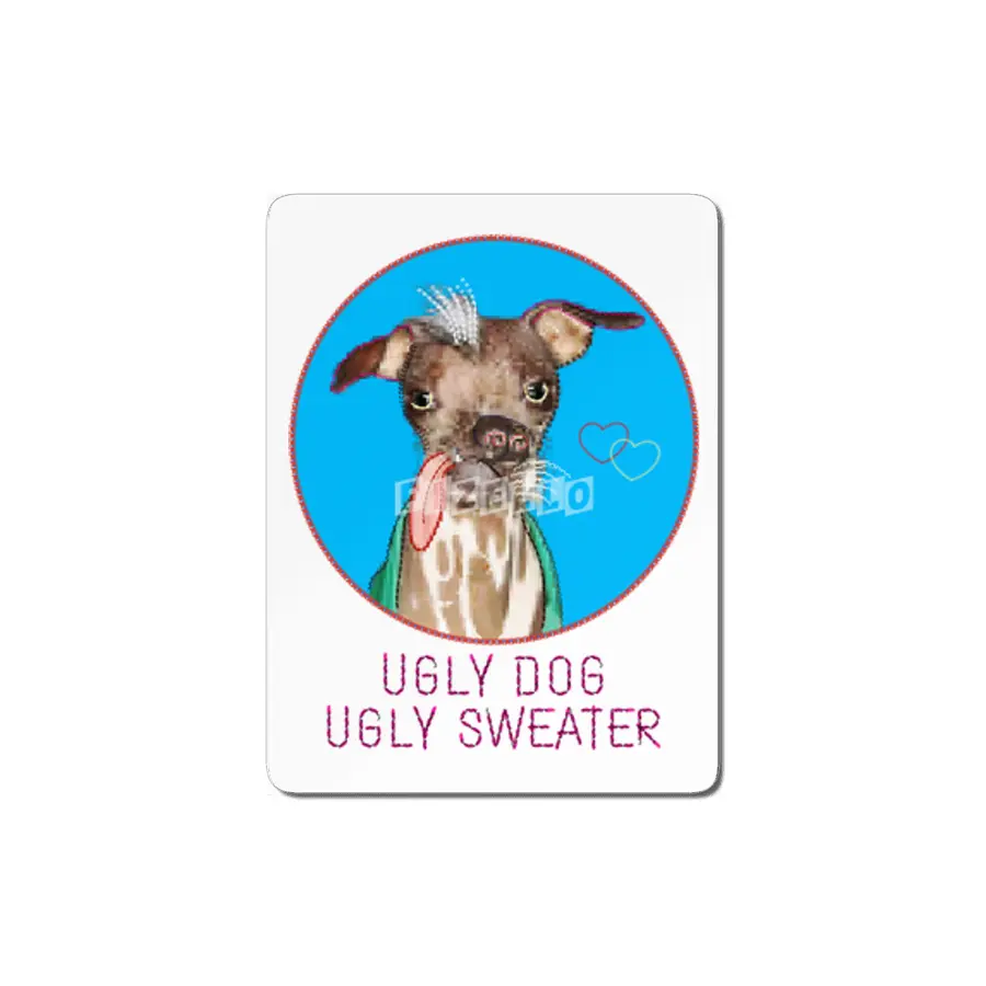 Ugly Dog Ugly Sweater MDF Tablo