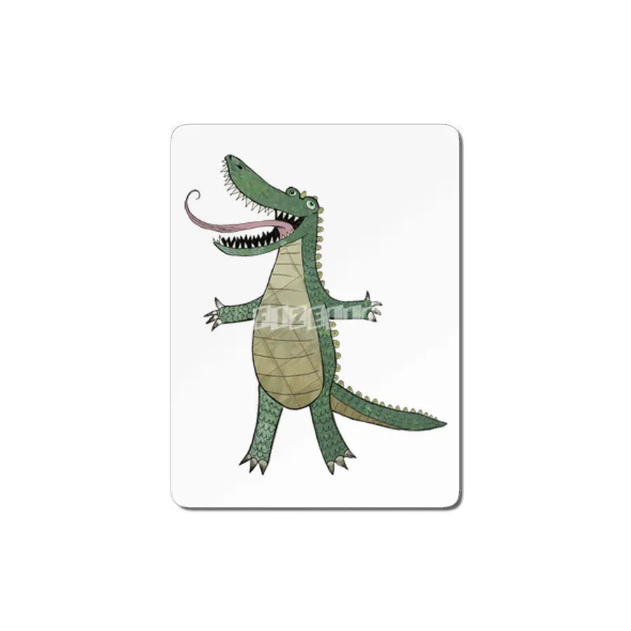 Cute crocodile illustration MDF Tablo