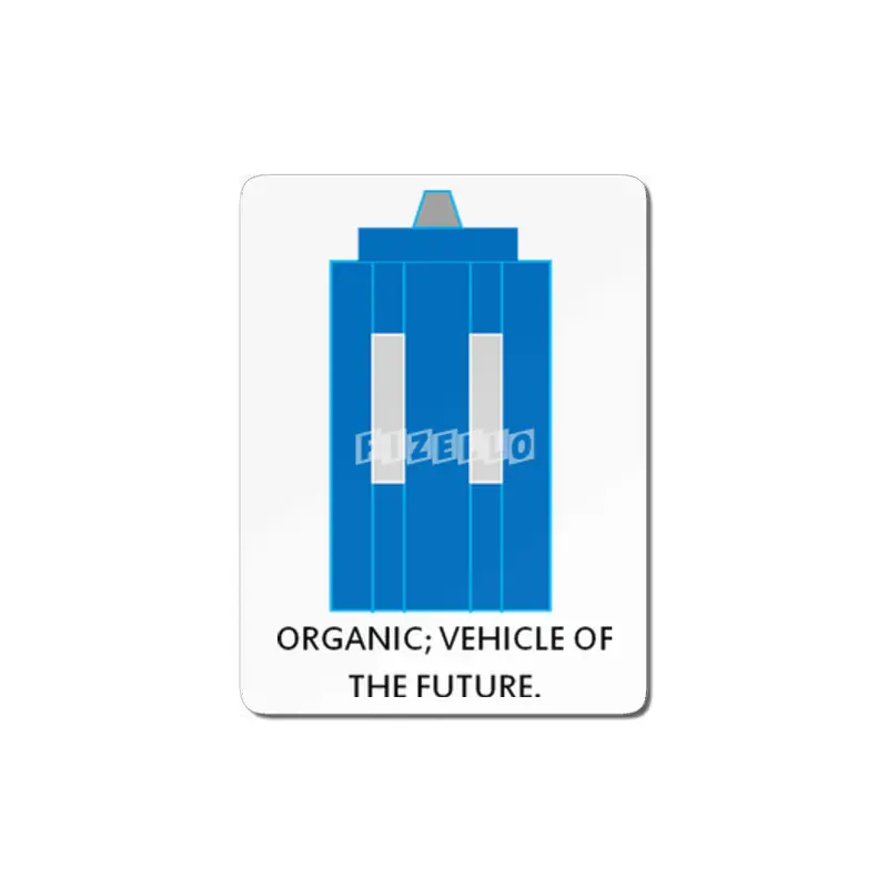 Organic; vehicle of the future. MDF Tablo