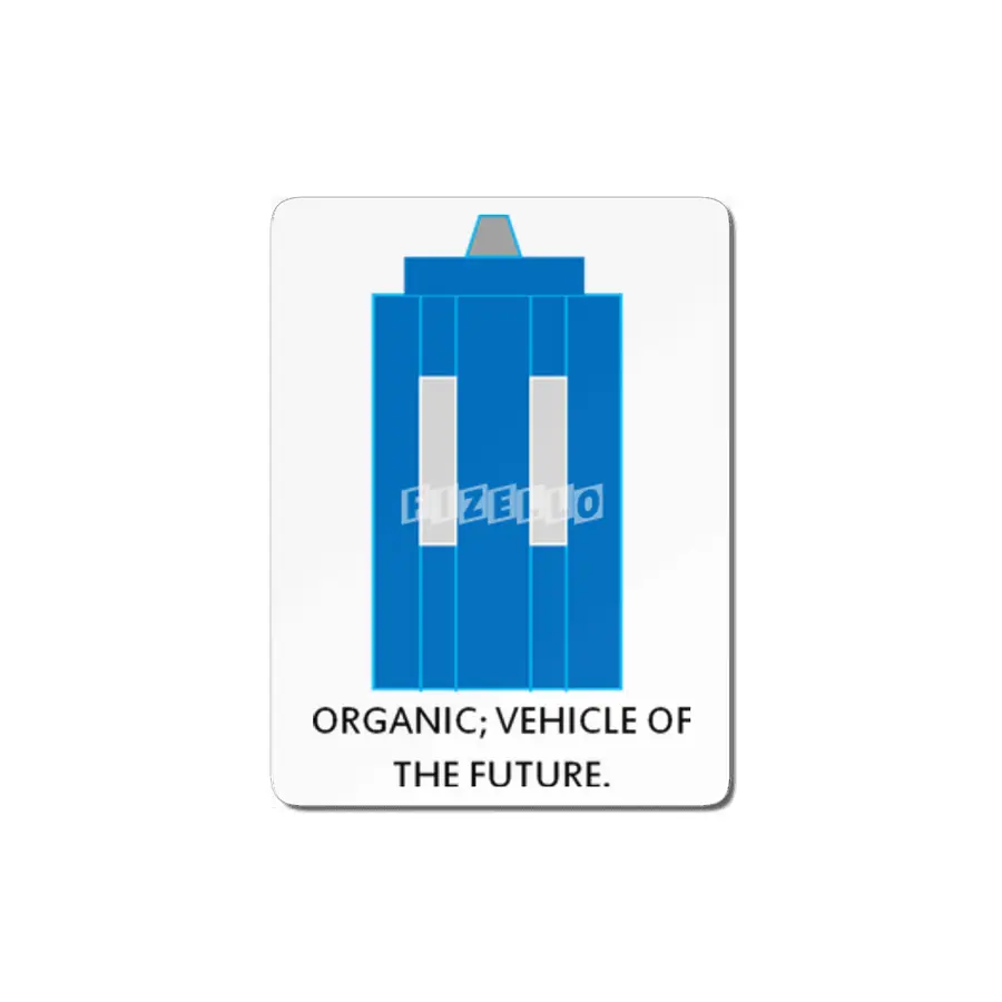 Organic; vehicle of the future. MDF Tablo