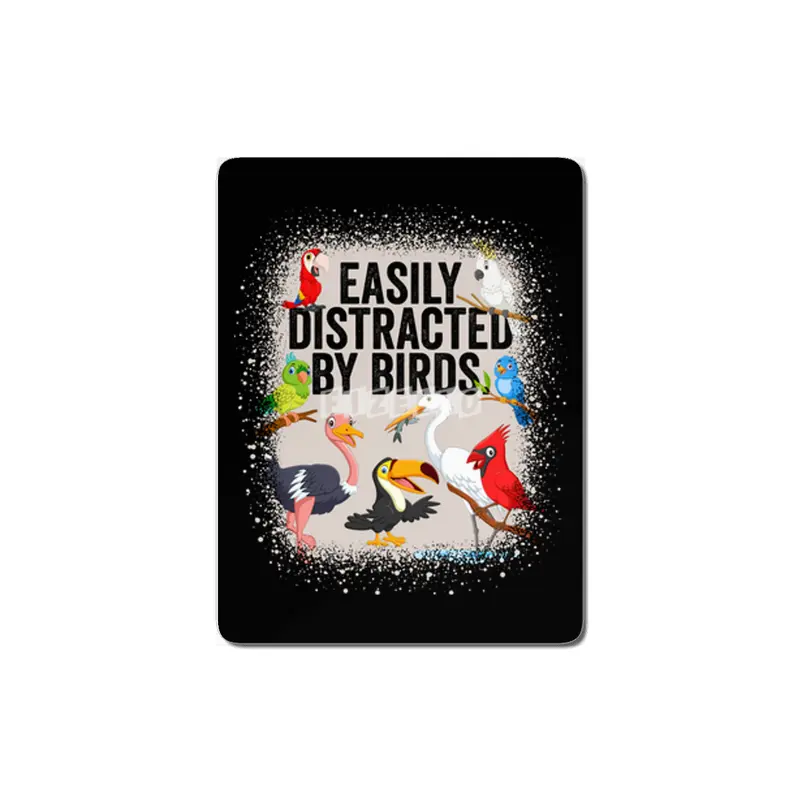 Easily Distracted By Birds Bird Watcher Bird Lover MDF Tablo