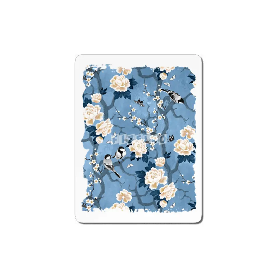 Chinoiserie birds classic blue MDF Tablo