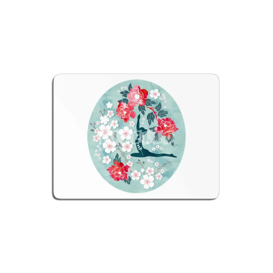 Spirit of yoga cherry blossom MDF Tablo