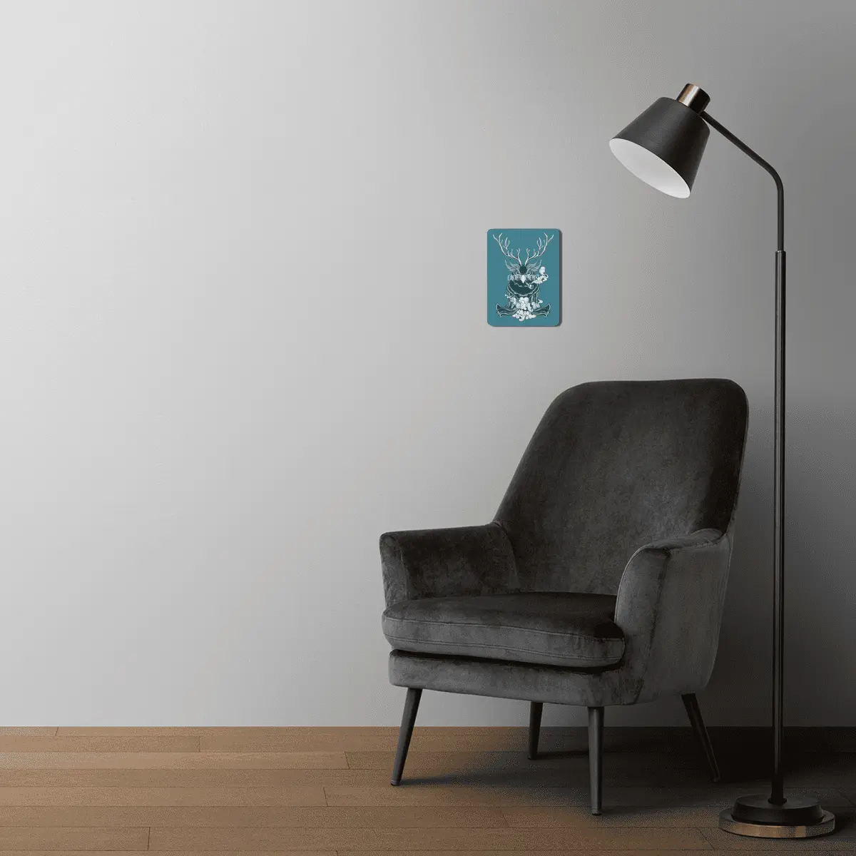 owl deer smoker MDF Tablo
