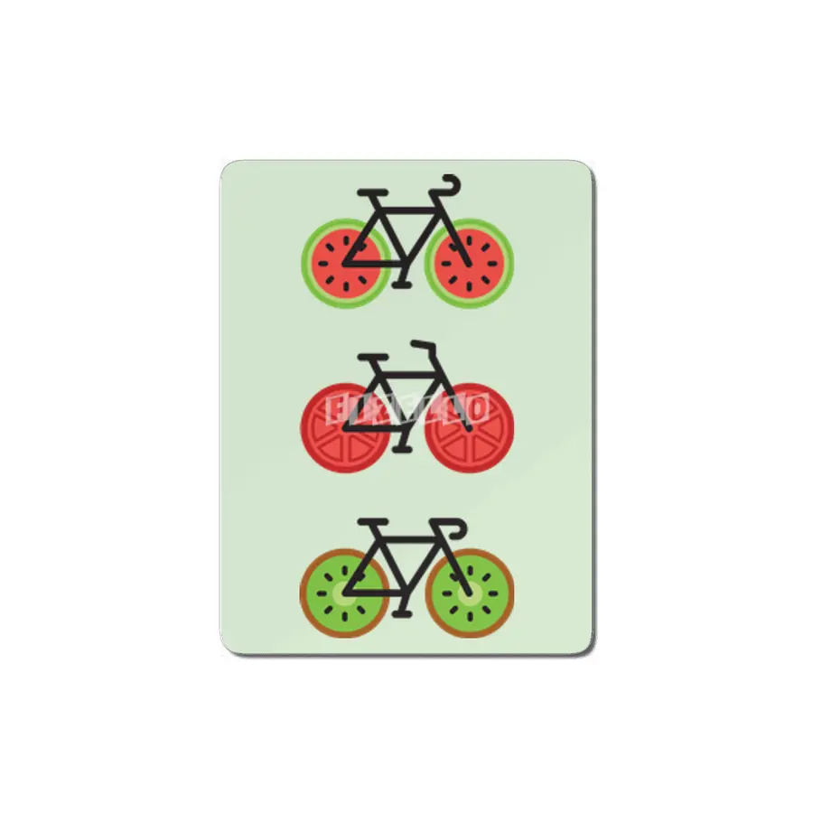 Fresh Wheels (A Healthy Bike Ride) MDF Tablo
