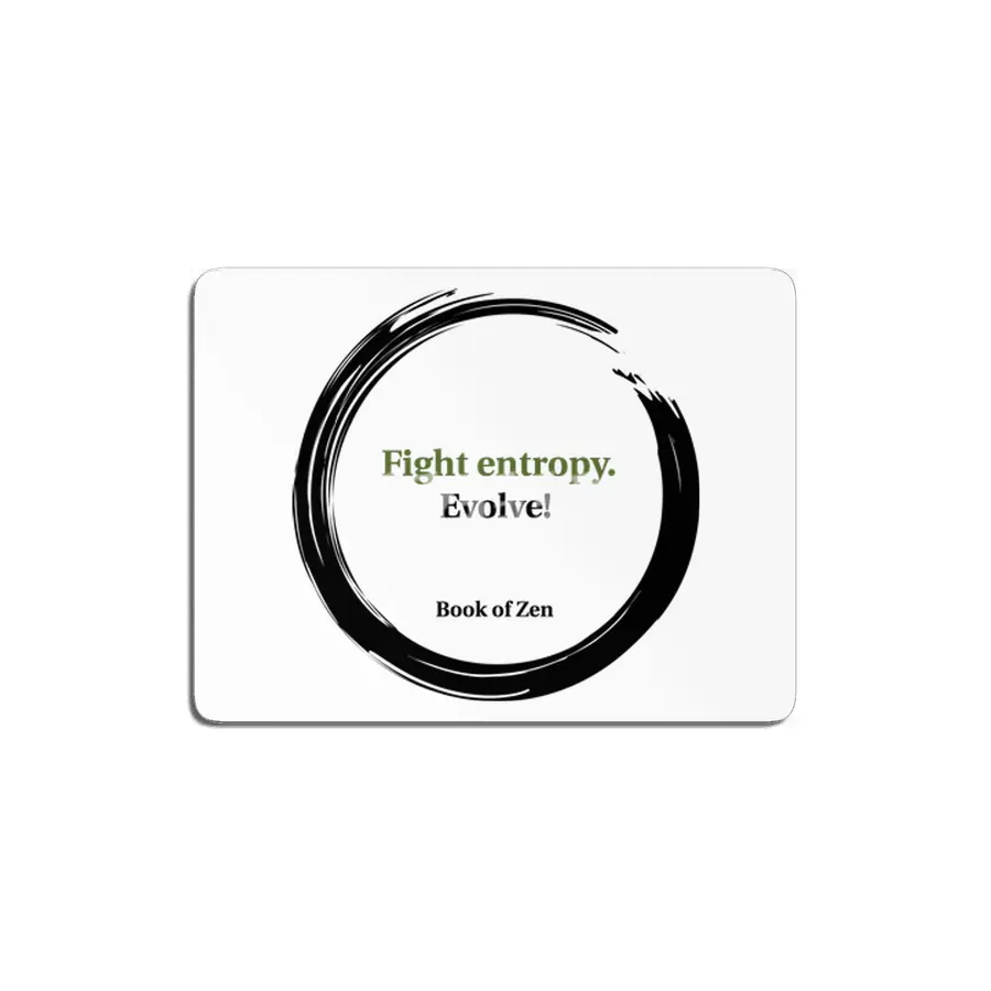 Book of Zen Inspirational Quote on Life MDF Tablo