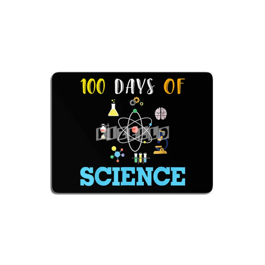 100 Days of Science Teacher Outfit Cool 100th Day of School MDF Tablo