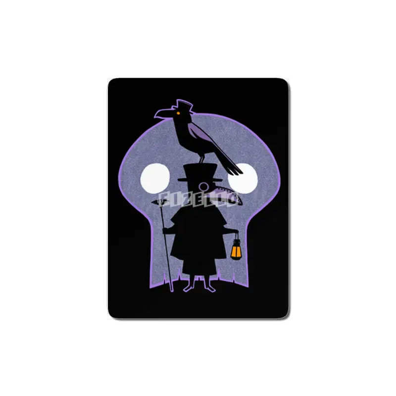The Plague Doctor and The Crow MDF Tablo