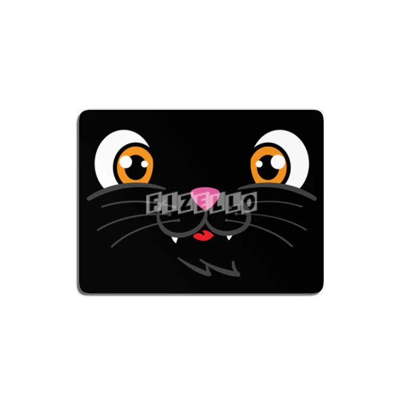 Cat Nose Mask Cute Black Cat Animal Pet Face Mask MDF Tablo