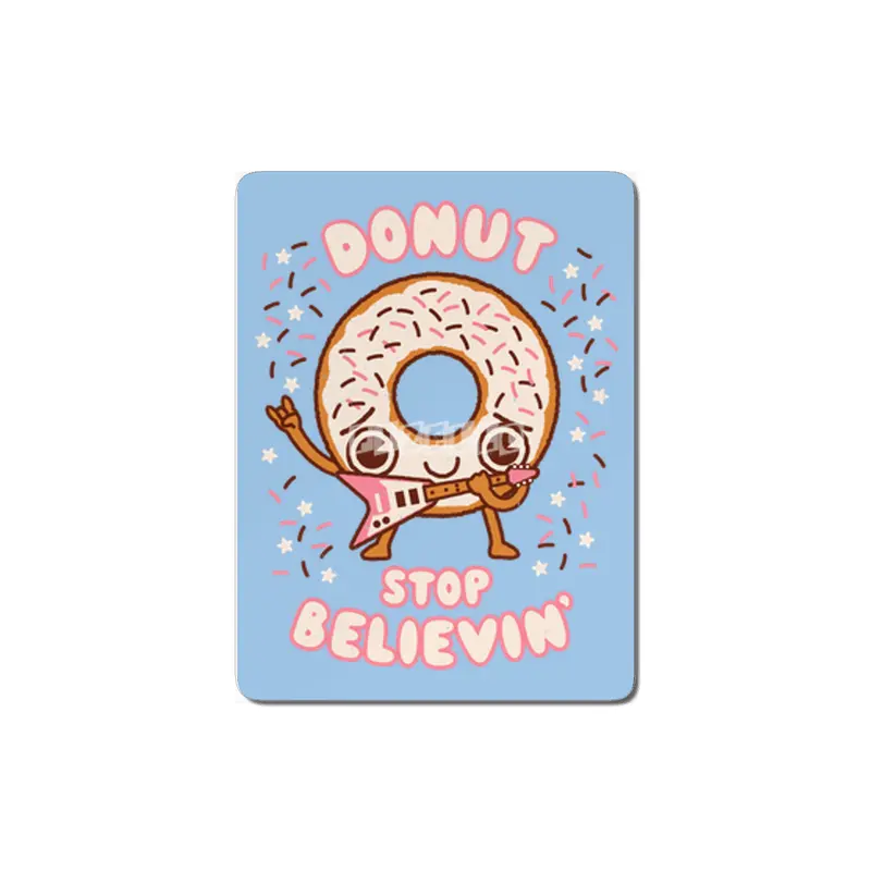 Donut Stop Believin - Kawaii style cute funny musical MDF Tablo