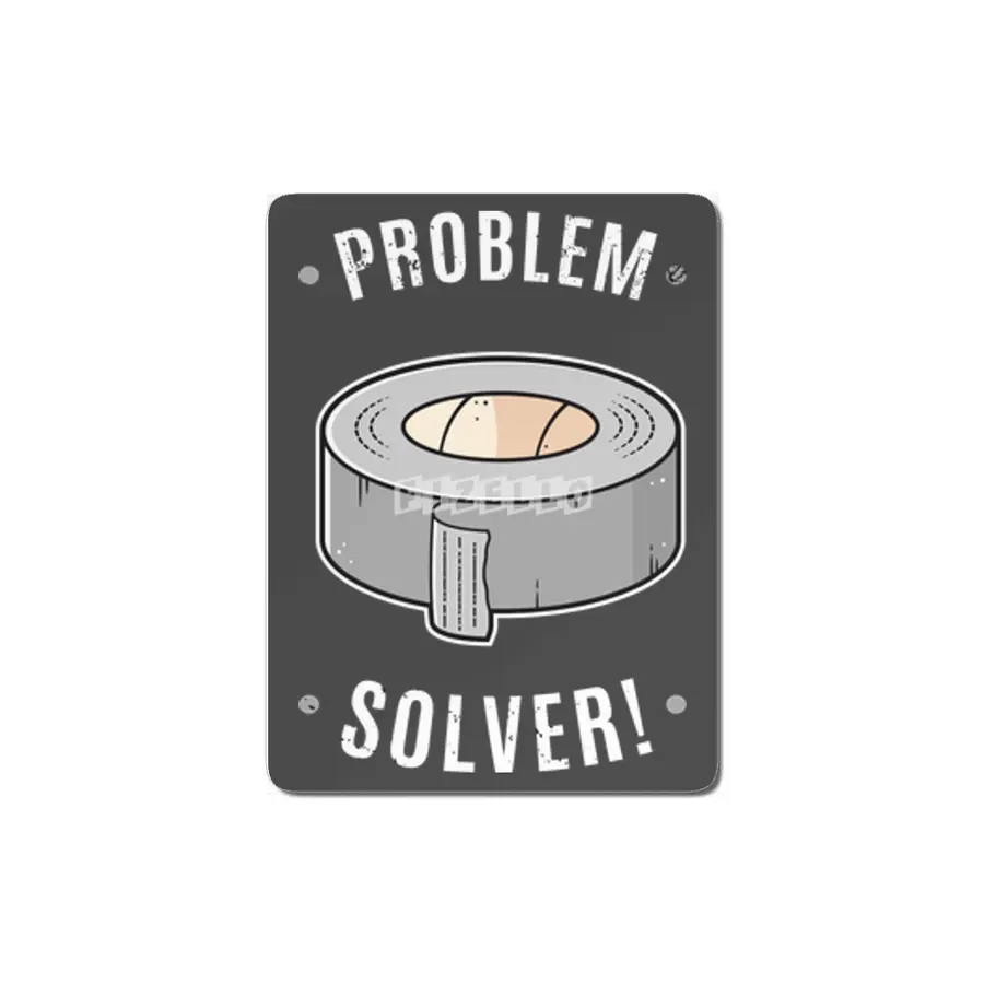 Duct Tape - Problem Solver MDF Tablo