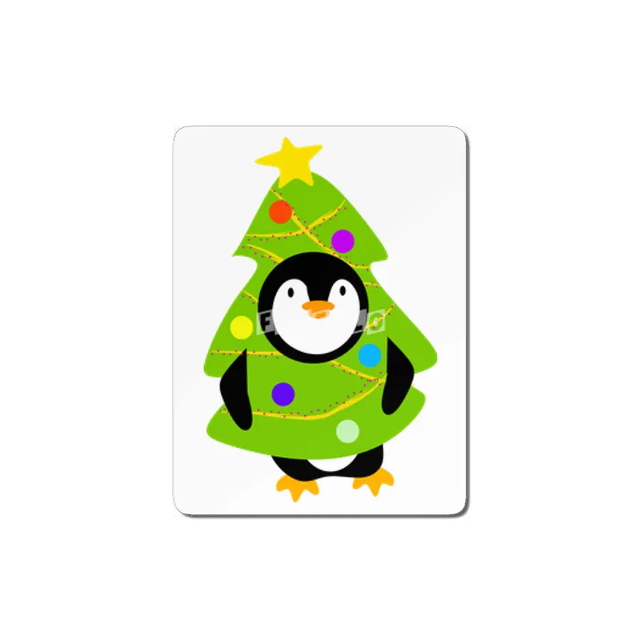 Christmas tree Penguin MDF Tablo