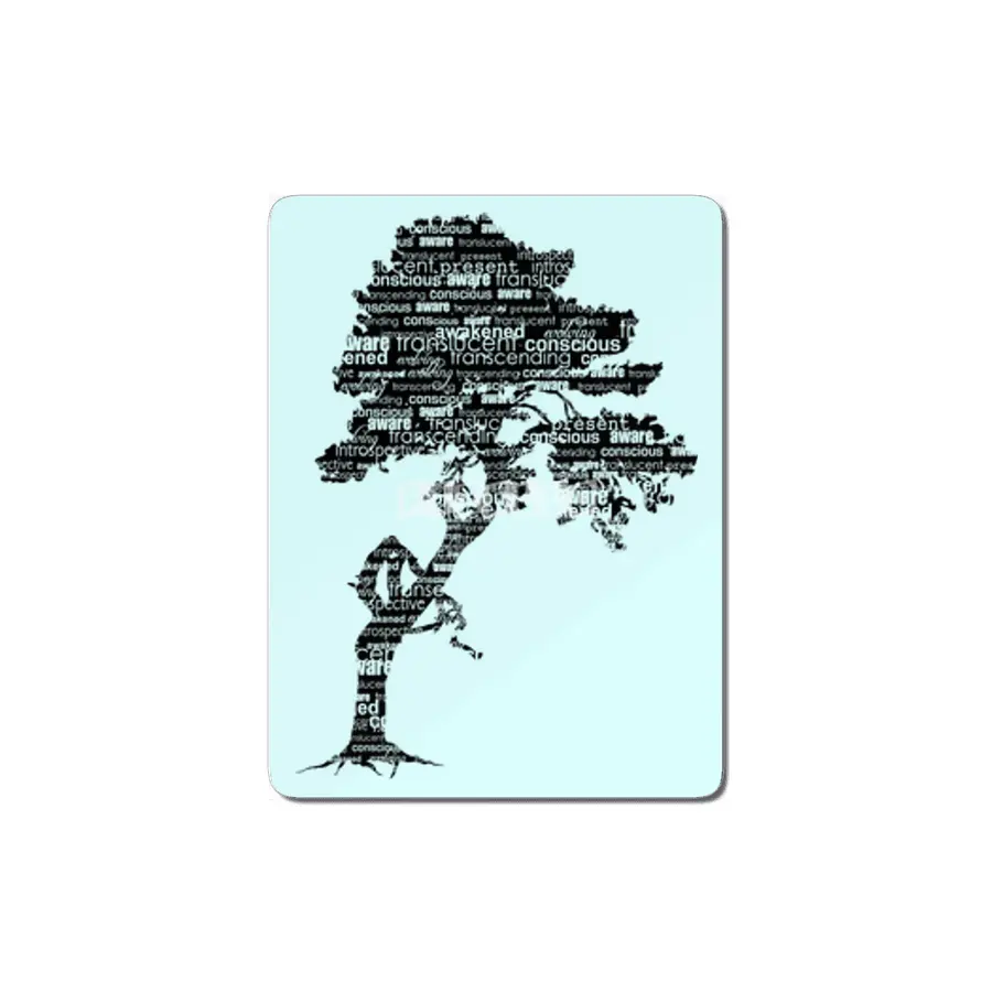 Bodhi Tree (Black) MDF Tablo