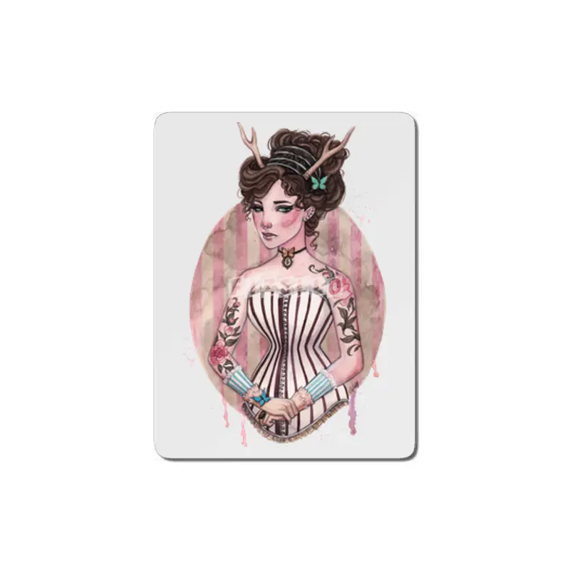 Victorian Fawn Lady of the Rose Butterflies MDF Tablo