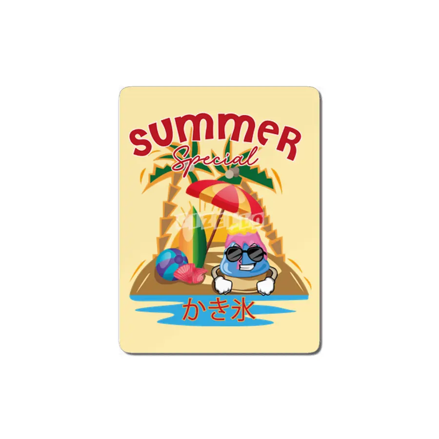 Hawaiian shave ice summer special MDF Tablo
