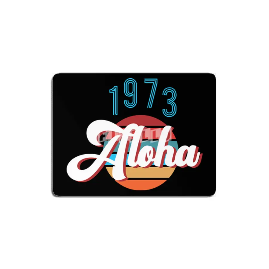 Retro Vintage Summer Aloha 1973 MDF Tablo