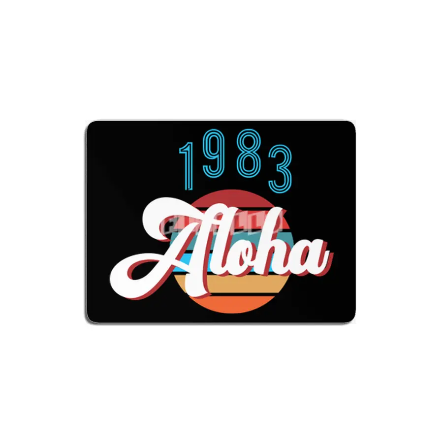 Retro Vintage Summer Aloha 1983 MDF Tablo