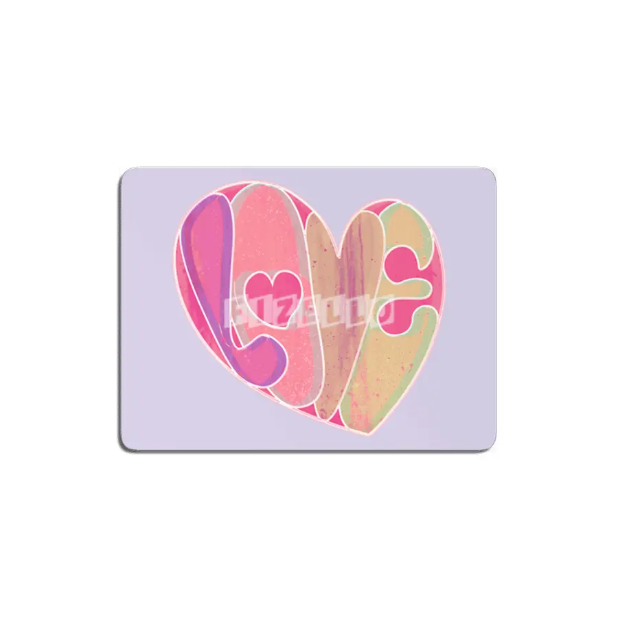 Love Neon Glow MDF Tablo