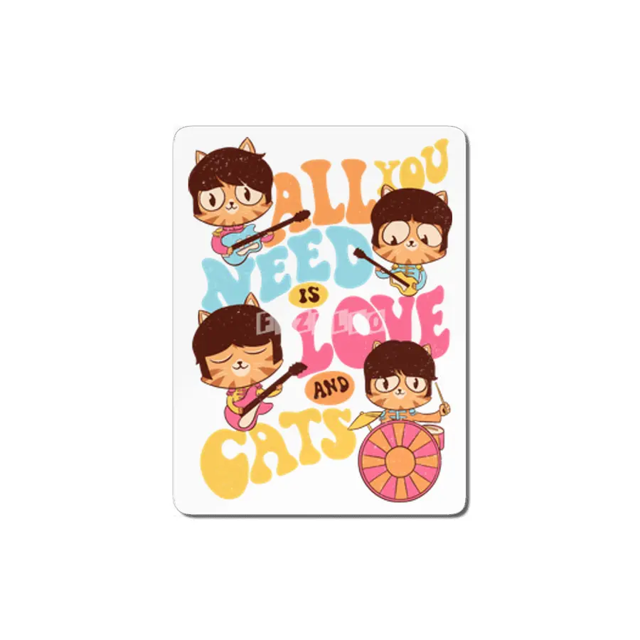 All you need is love and cats MDF Tablo