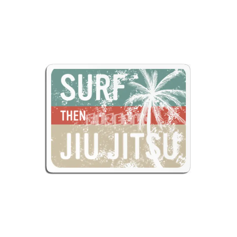 Surf Then Jiu Jitsu MDF Tablo