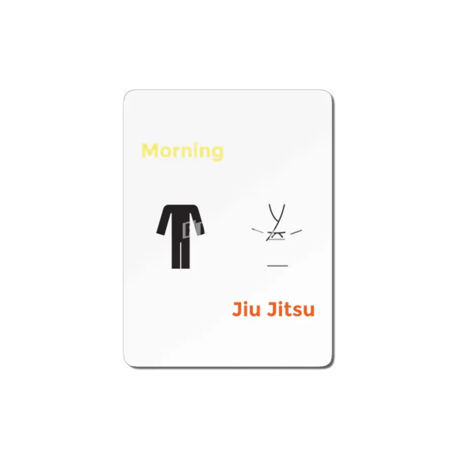 Surf then Jiu Jitsu MDF Tablo