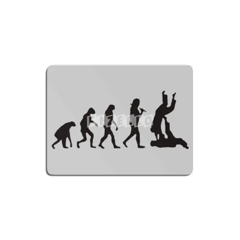 Evolution of Man Jiu Jitsu Humour Logo MDF Tablo