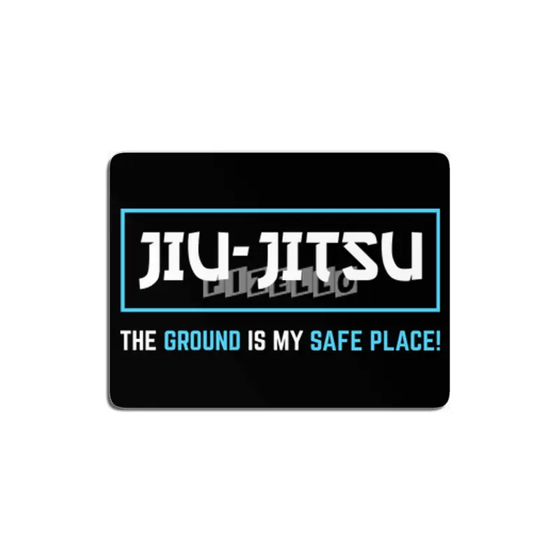 BJJ Jiu Jitsu The Ground Is My Safe Place Grappling Gift MDF Tablo