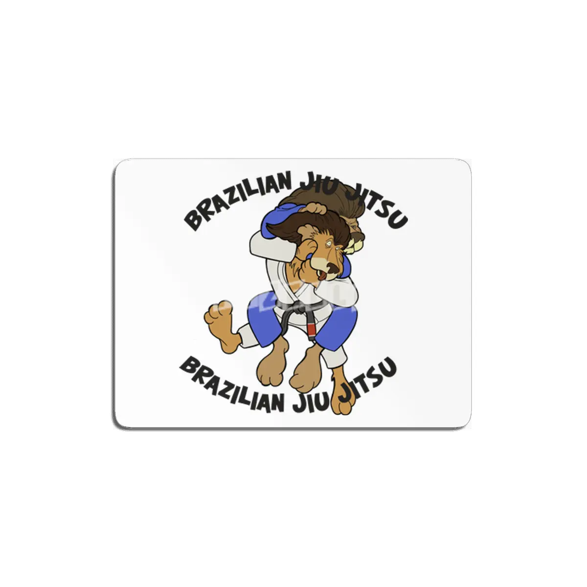 Brazilian Jiu Jitsu Lion MDF Tablo
