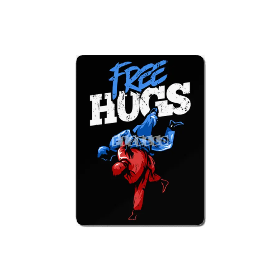 Free Hugs Martial Arts Jiu Jitsu Kung Fu MDF Tablo