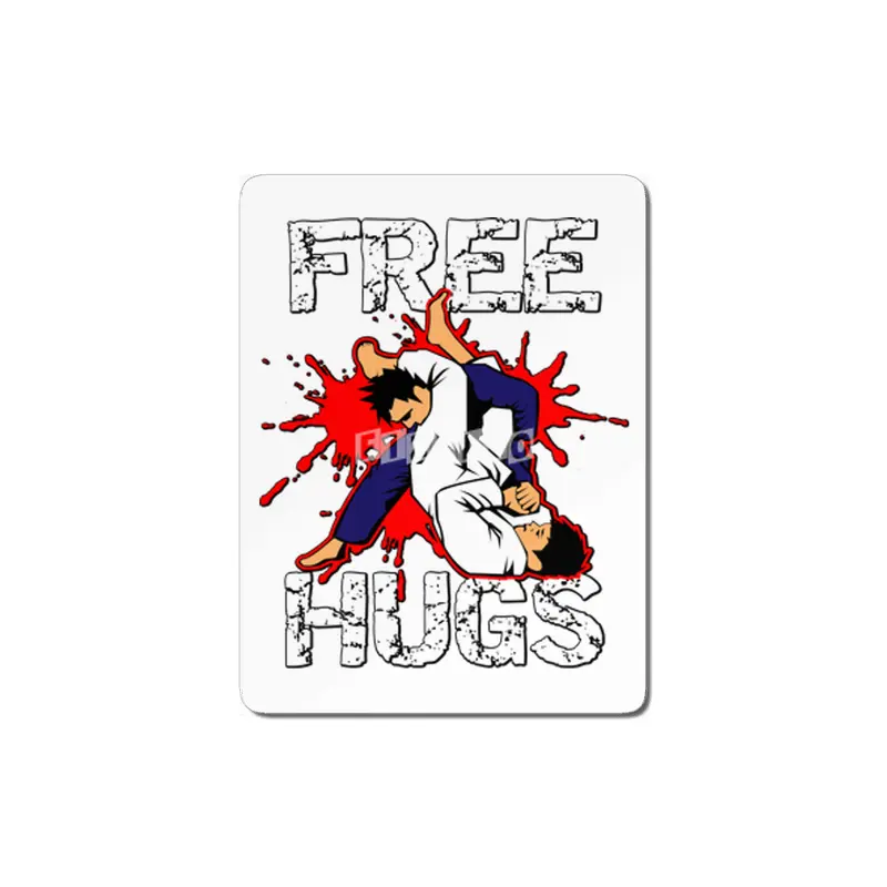 Free Hugs Martial Arts Jiu Jitsu Kung Fu MDF Tablo