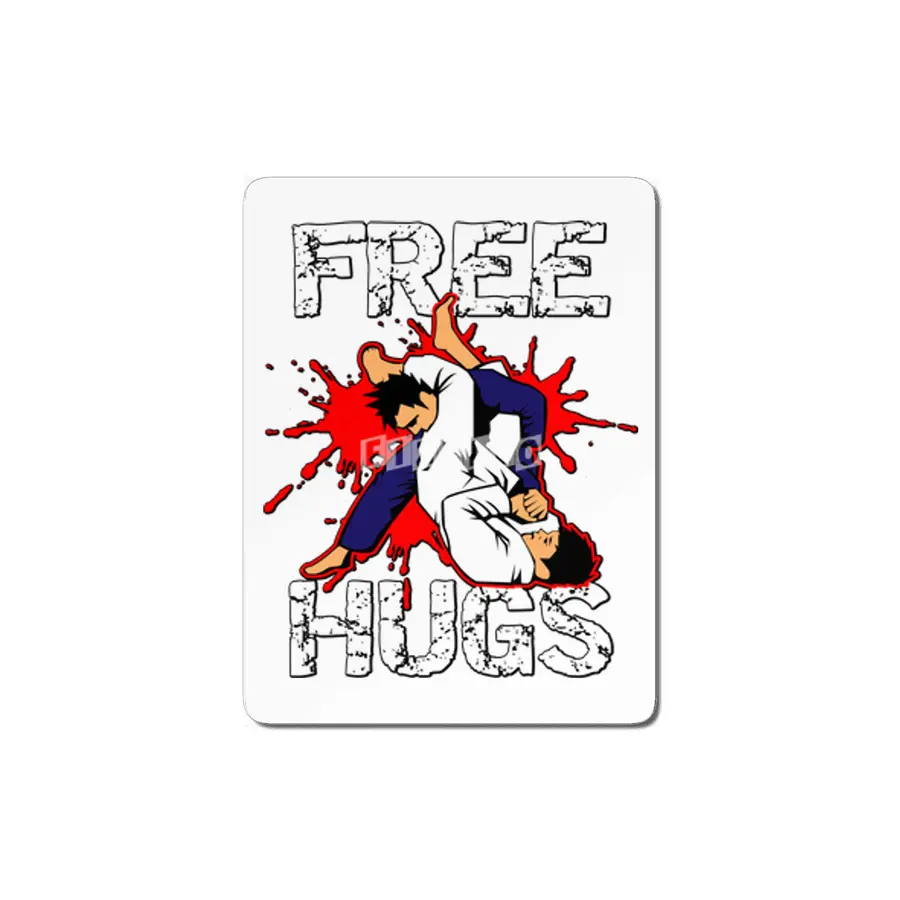 Free Hugs Martial Arts Jiu Jitsu Kung Fu MDF Tablo