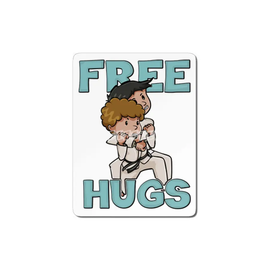 Free Hugs Martial Arts Jiu Jitsu Kung Fu MDF Tablo